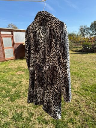 Cappottino peloso disegno maculato