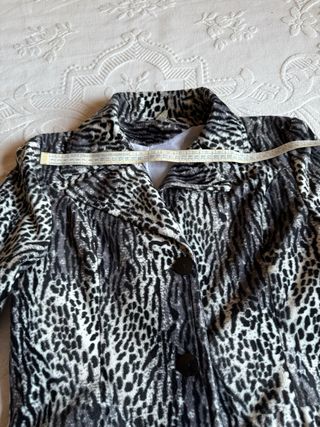 Cappottino peloso disegno maculato