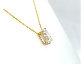 Colgante Oro Amarillo 14k con Diamante