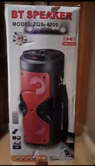 Altavoz Portátil Bluetooth Negro/Azul