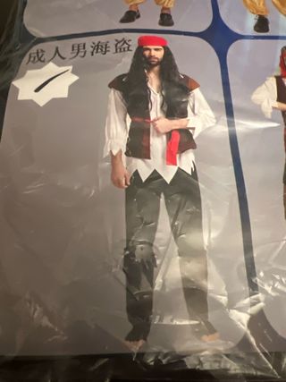 Disfraz Pirata Hombre Talla Adulto