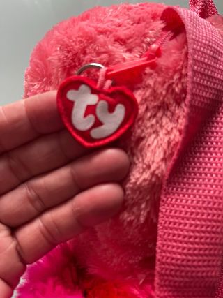 Mochila Peluche Flamenco TY Niña