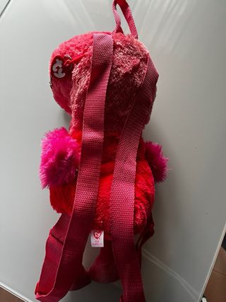 Mochila Peluche Flamenco TY Niña