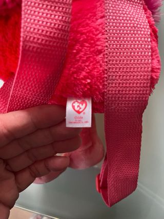 Mochila Peluche Flamenco TY Niña