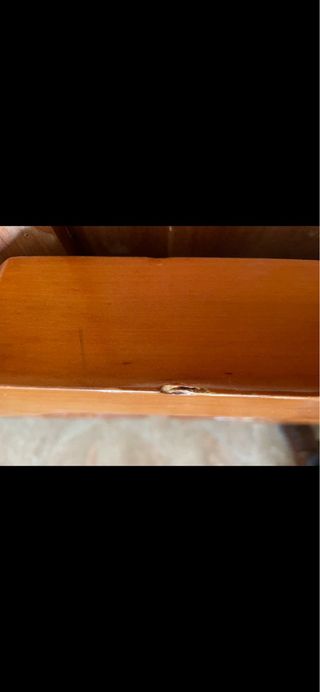 Cabecero y pie de cama doble de madera