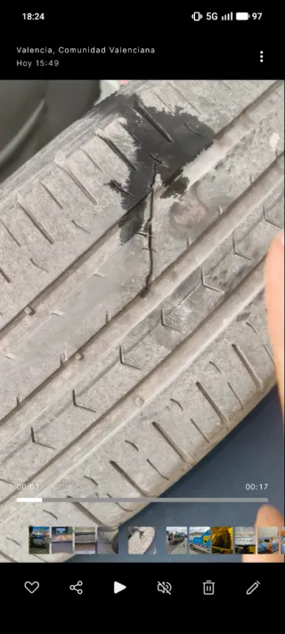 Rueda de Renault del 2002