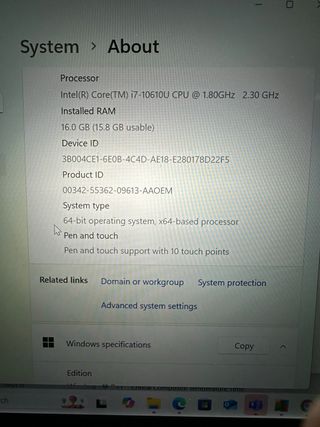 Lenovo Thinkpad X1 Yoga Gen 5 i7 16GB 1TB SSD
