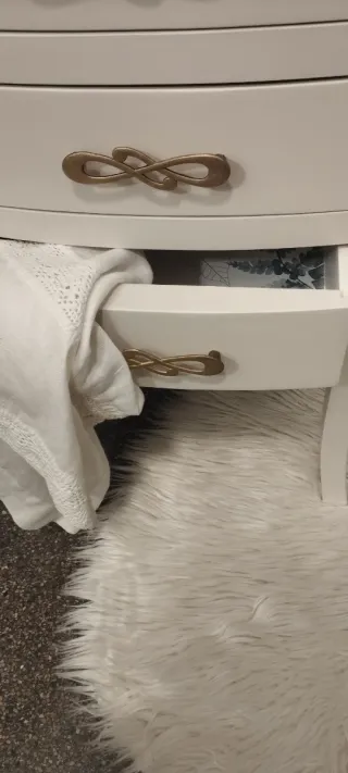 Mesita dr Noche/ Auxiliar de Madera Maciza