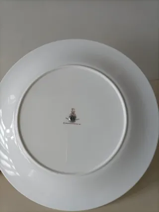 Bandeja Royal Doulton Porcelana y Metal