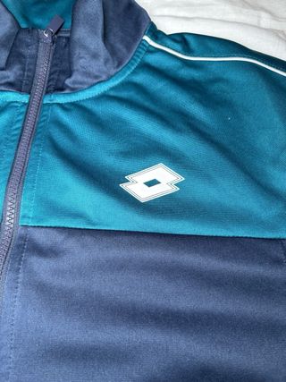 Chaqueta Lotto Vintage Original Azul/Verde