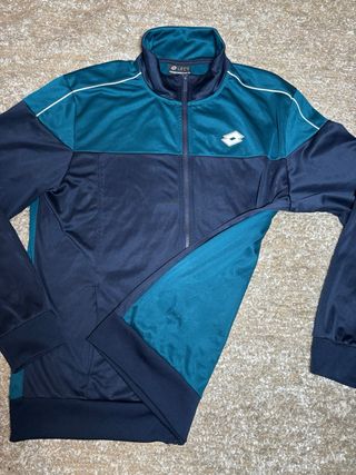Chaqueta Lotto Vintage Original Azul/Verde