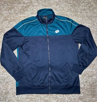 Chaqueta Lotto Vintage Original Azul/Verde