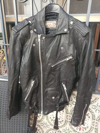 Chaqueta de cuero para moto