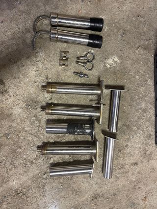 Cañeros inox para embarcación