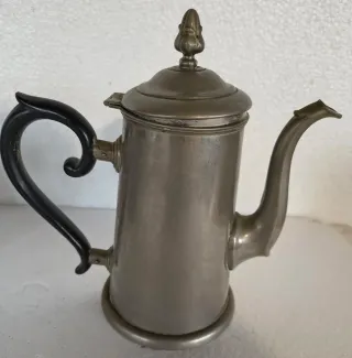 Set 2 Caffettiere Metallo e Legno