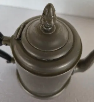 Set 2 Caffettiere Metallo e Legno