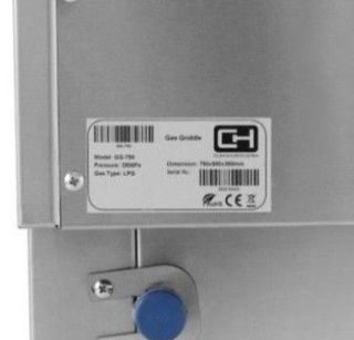 FRYTOPS A GAS PROPANO ACERO RECTIFIC 12MM DE 80mm