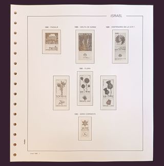 103 HOJAS de "ISRAEL" | FILABO, 1977 a 1994