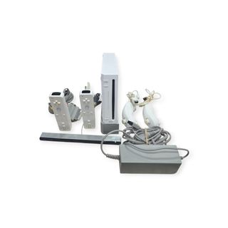 CONSOLA NINTENDO WII RVL-001 + ACCESORIOS + 2 WIMOTE + NUNCHUCK