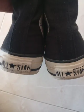 Zapatillas Converse Talla 38 Negras y Blancas