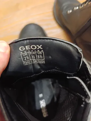 Stivaletti bambina Geox neri