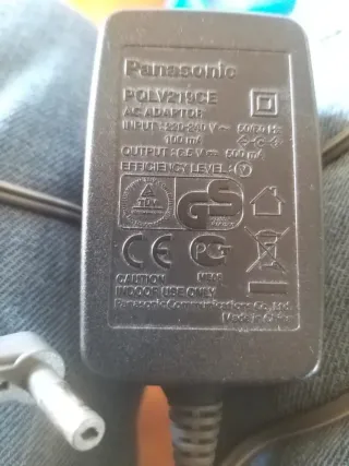 Alimentatore Panasonic PQLV219CE AC 6.5V