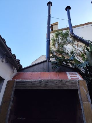 Tubos evacuación humos, chimenea, barbacoa
