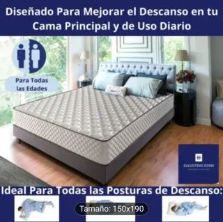 Colchón 150x190 cm nuevo