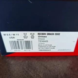 Reebok Smash Edge Azul Talla 42.5