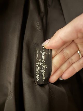 Abrigo de piel autentica