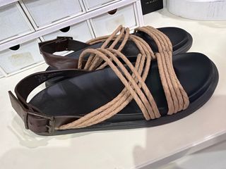 Chanclas ZARA MAN Beige/Marrón