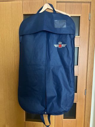 Porta traje Ejército del Aire azul