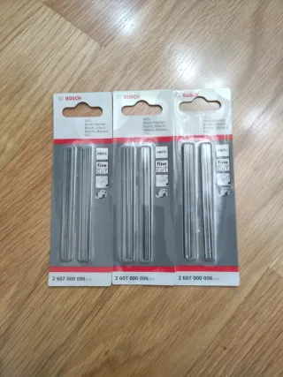 3 Cuchillas Cepillo Eléctrico Bosch HM/TC