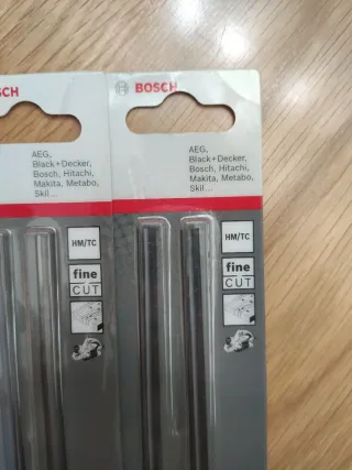 3 Cuchillas Cepillo Eléctrico Bosch HM/TC