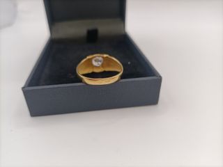 Anillo Oro 18k Solitario 3.64gr