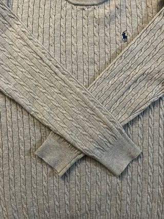 Jersey Polo Ralph Lauren Gris Cable Knit