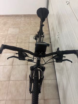 Bicicleta Montaña Rockrider Negra/Azul