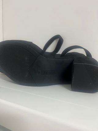 Sandalias de tacón negras