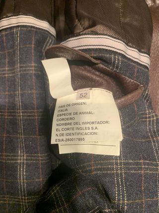 Chaquetón Piel Canova's Club Marrón