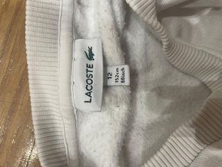 Sudadera Lacoste Blanca