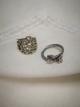 2 Anillos tipo Tous