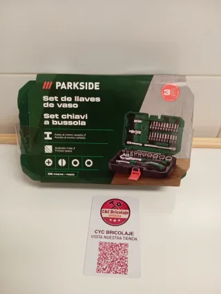 Parkside Set de Llaves de Vaso 38 Piezas