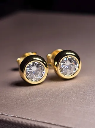 Orecchini Diamante Moissanite 1ct