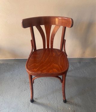 Silla Thonet in legno marrone