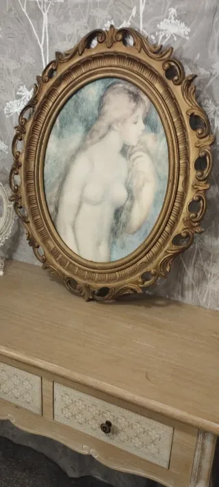 Marco/Cuadro Ovalado Vintage