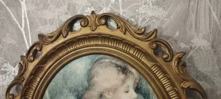 Marco/Cuadro Ovalado Vintage