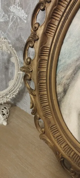 Marco/Cuadro Ovalado Vintage