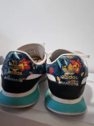 Zapatillas Adidas Mujer Blancas Multicolor