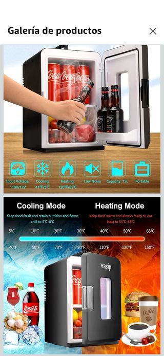 Mini nevera portátil 15L