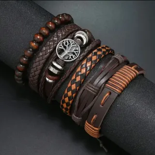 Conjunto 6 Pulseras diseño Árbol de la Vida